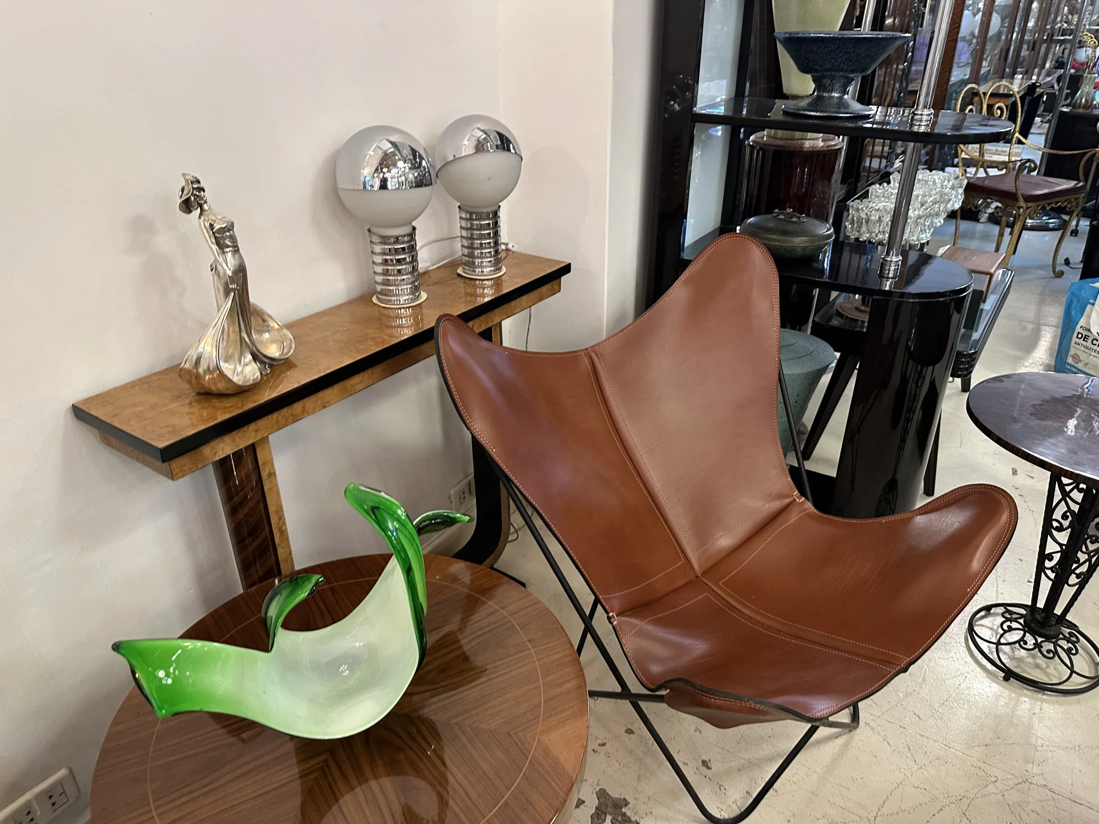 antique items featuring payment options and decor