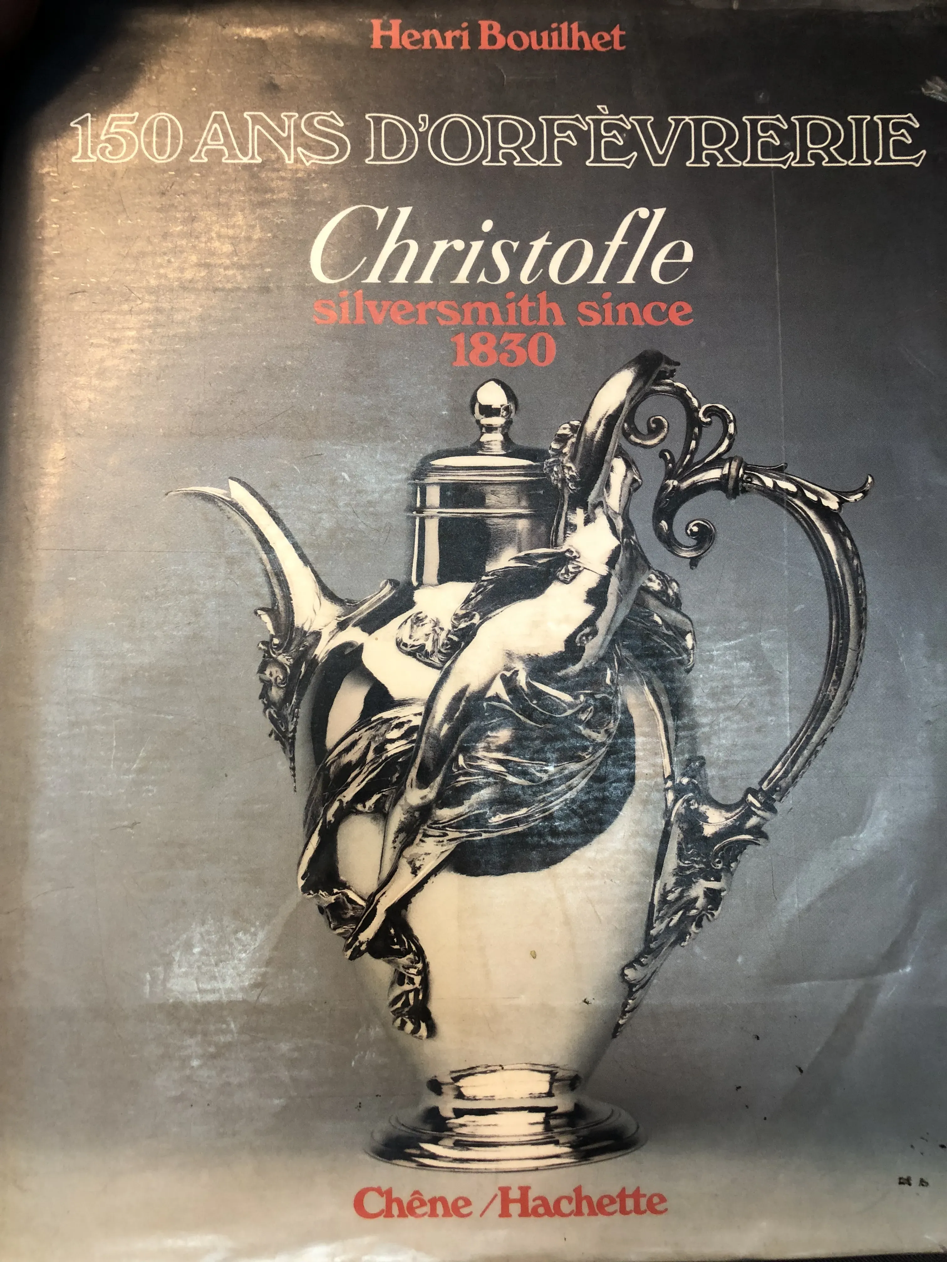 Antikes Buch über die Geschichte von Christofle und Silberwaren