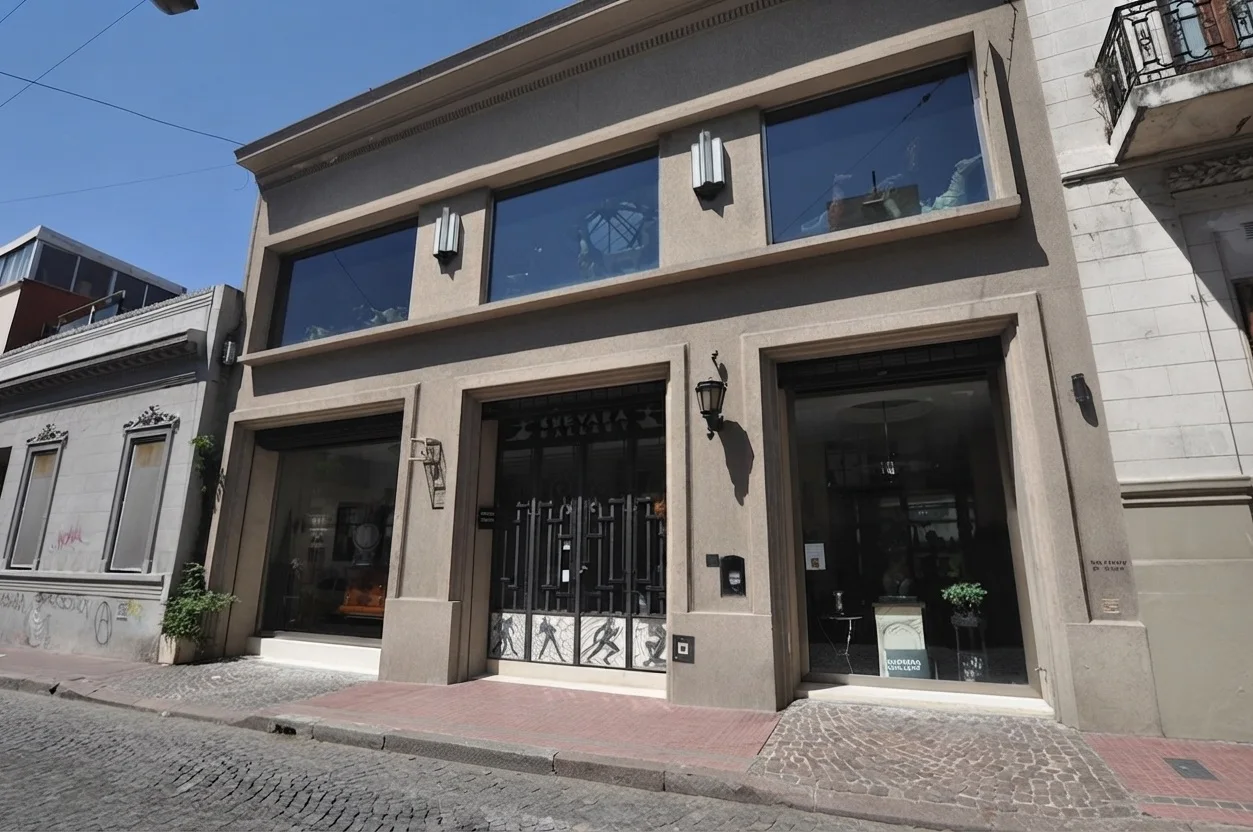 front of the antique balcarce 1084 in san telmo