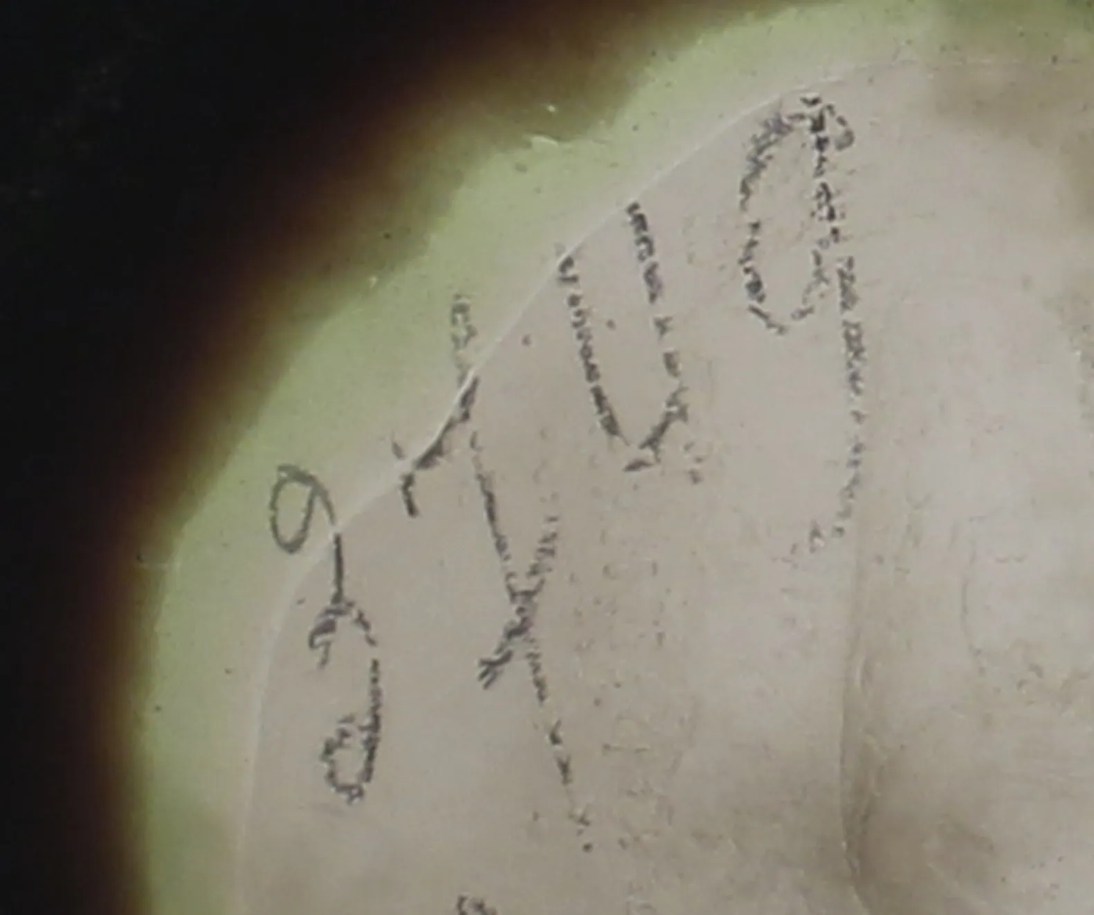 inscription ancienne, numéro de série 3749 749 sur la surface