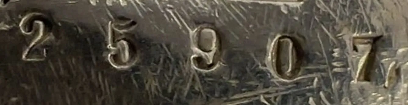 古董序列号25907的细节