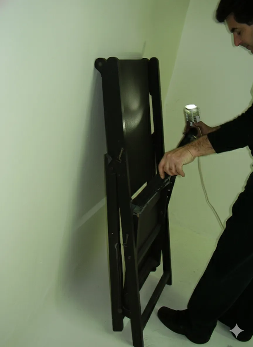 2 पुरानी आर्मचेयर में साफ-साफ दिखने वाले विवरण के साथ, मरम्मत के लिए तैयार।