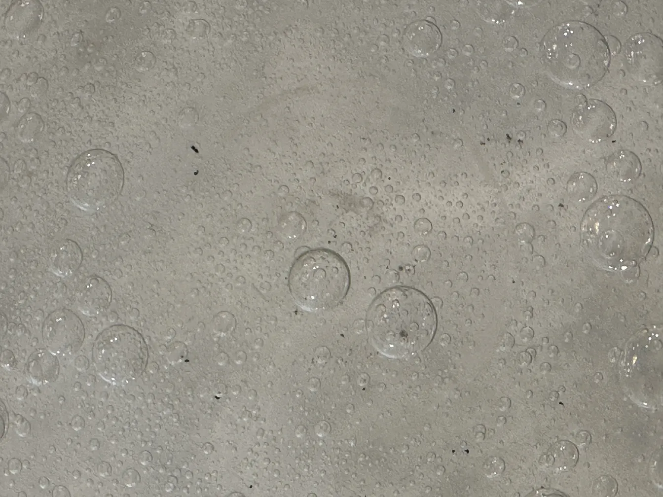 Antique glass dish with bubbles and Schneider signature