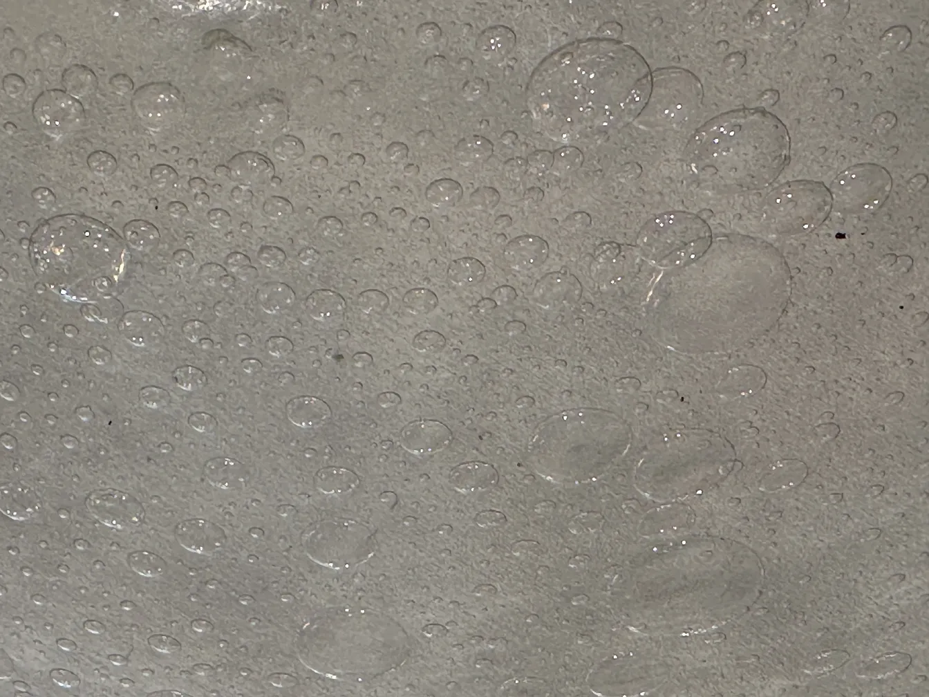 Antique glass dish with bubbles and Schneider signature