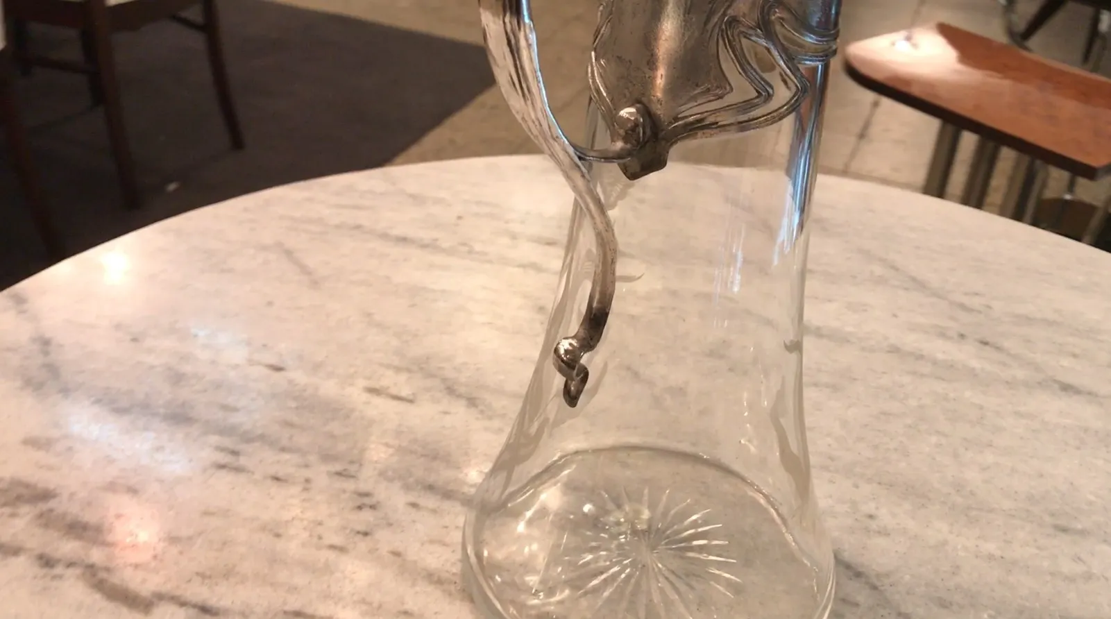 two antique jars with elegant design WMF