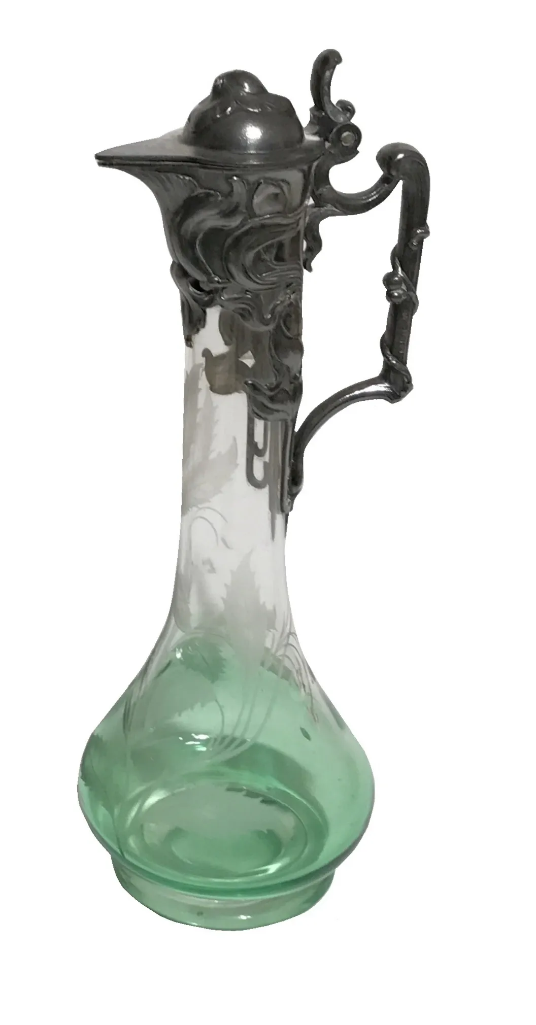 two elegant WMF jars with intricate details on neutral background