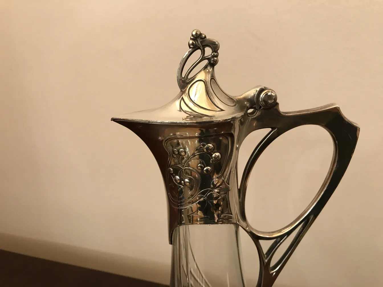 antique jugs WMF in various shapes and sizes