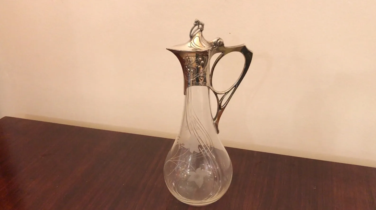 antique jugs WMF in various shapes and sizes