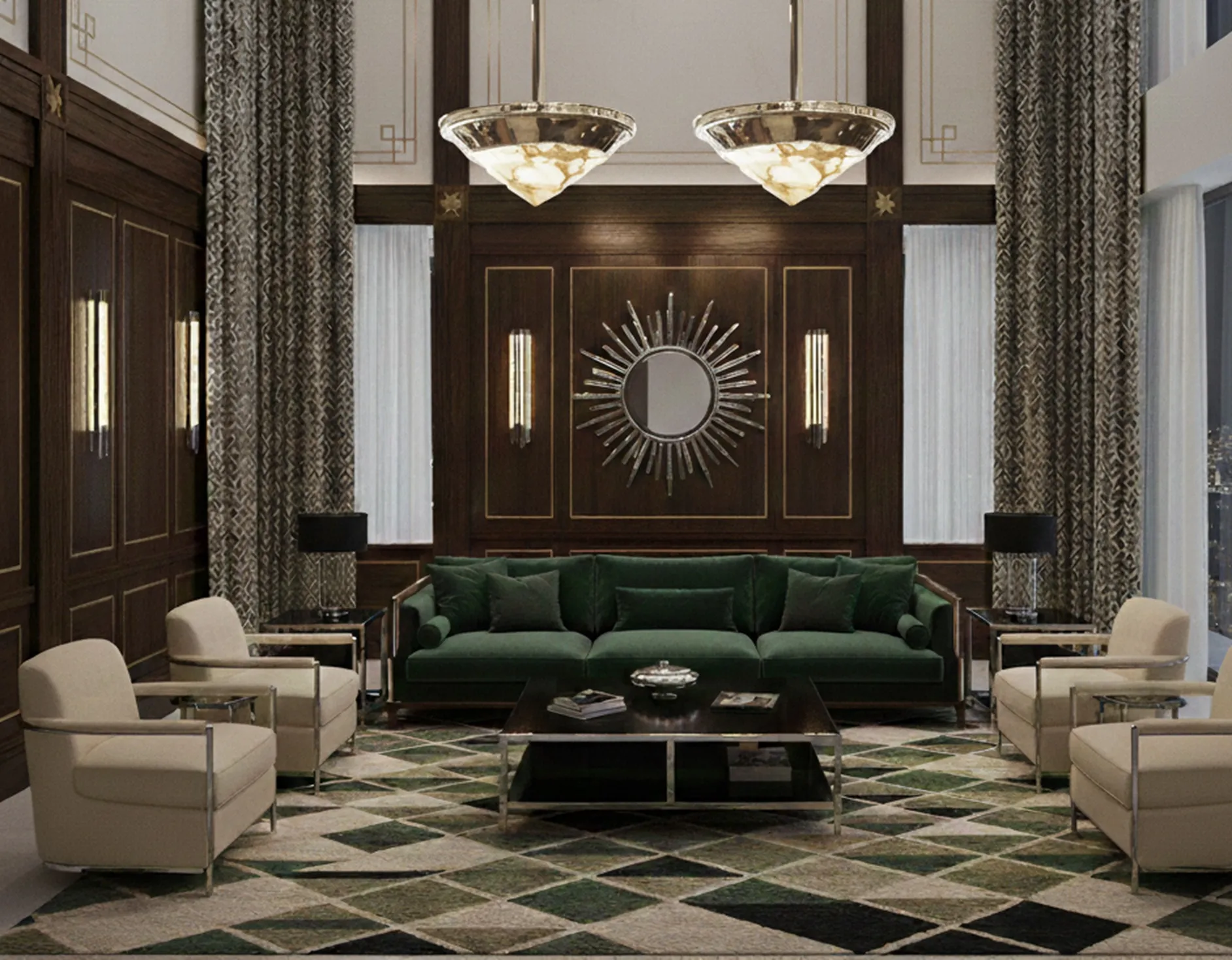 2 LÁMPARAS DE TECHO