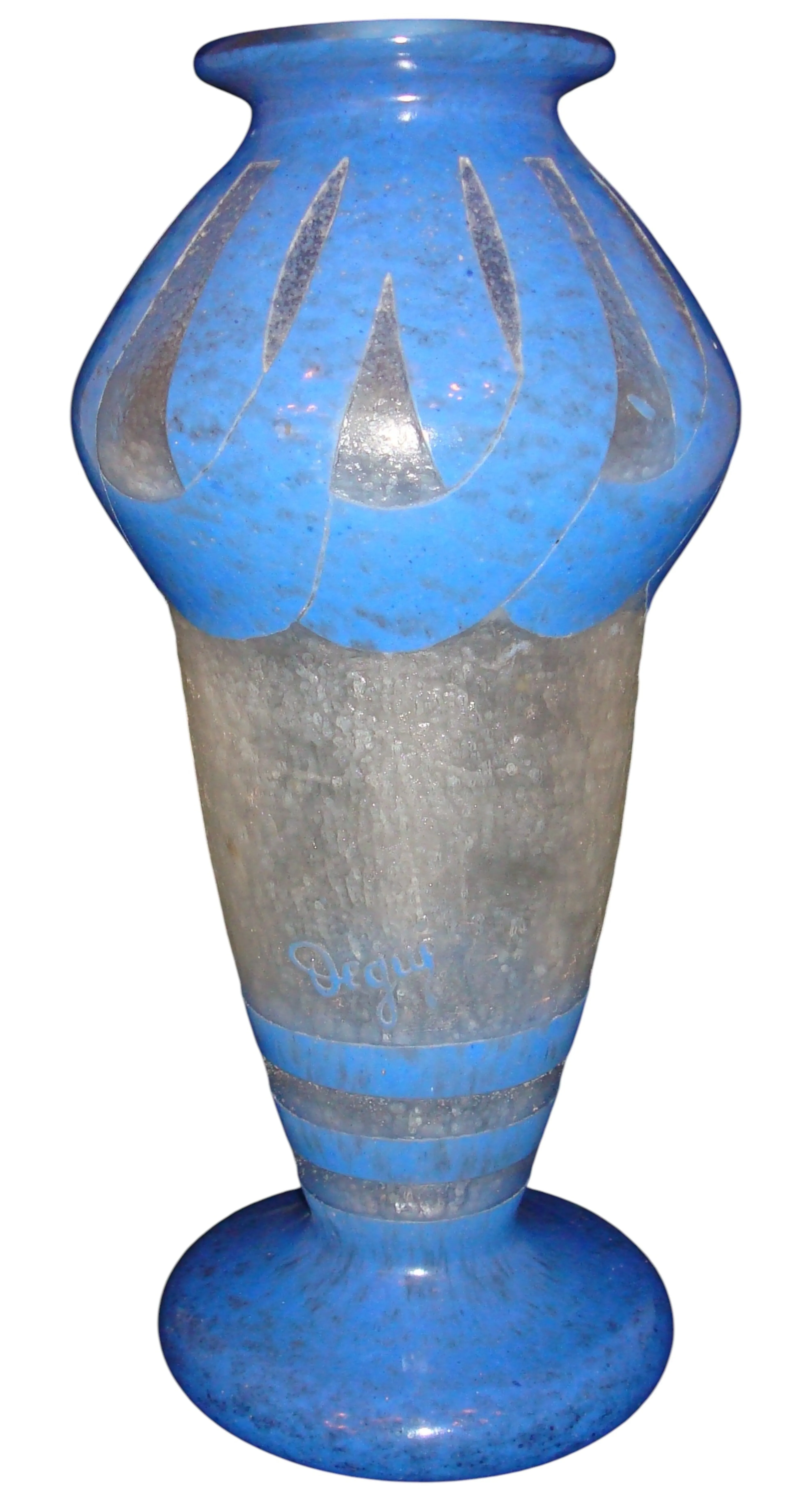 Vetro firmato (Degué) (francese)
