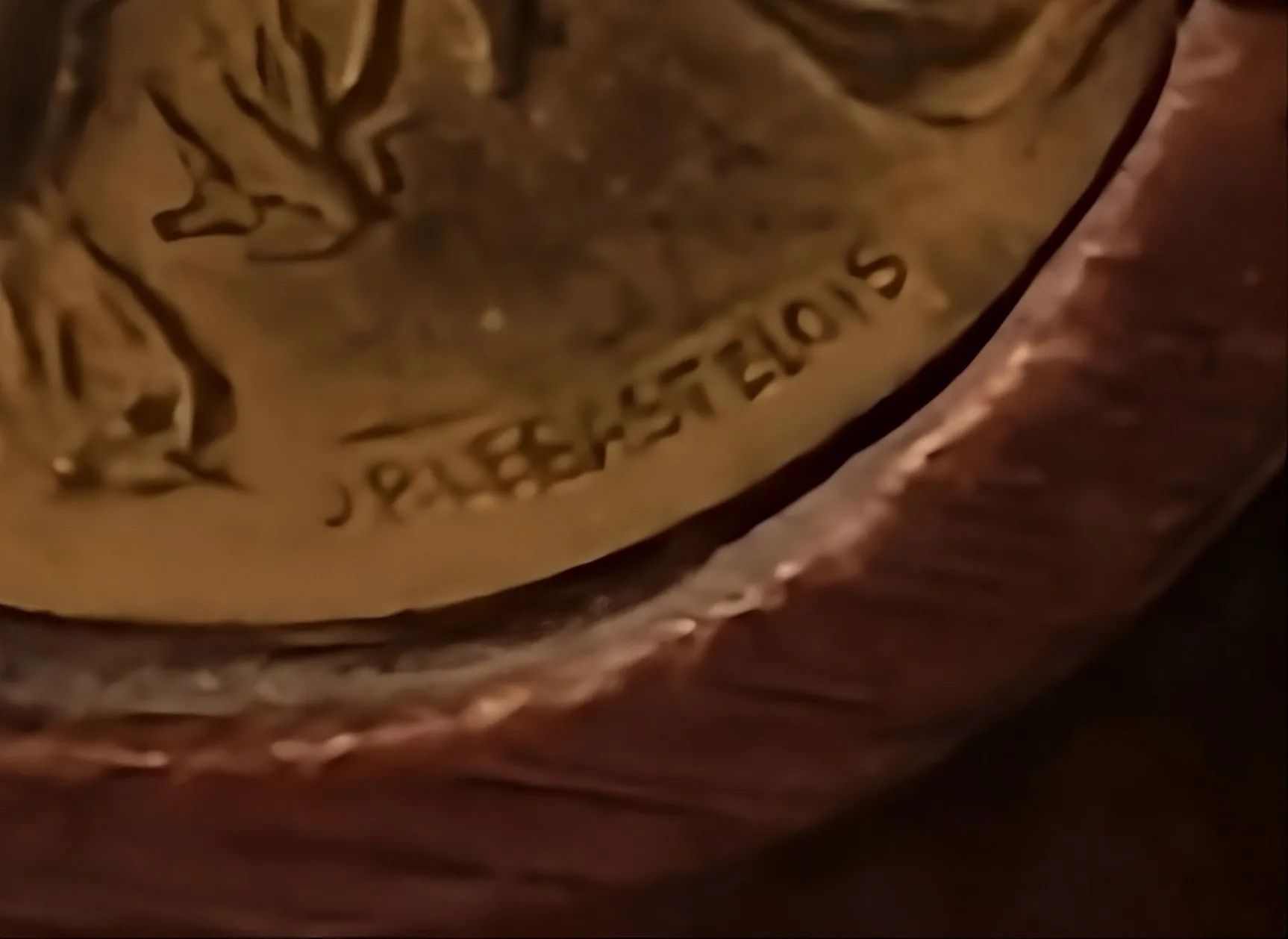 detalhe do selo antigo jules prosper legastelois