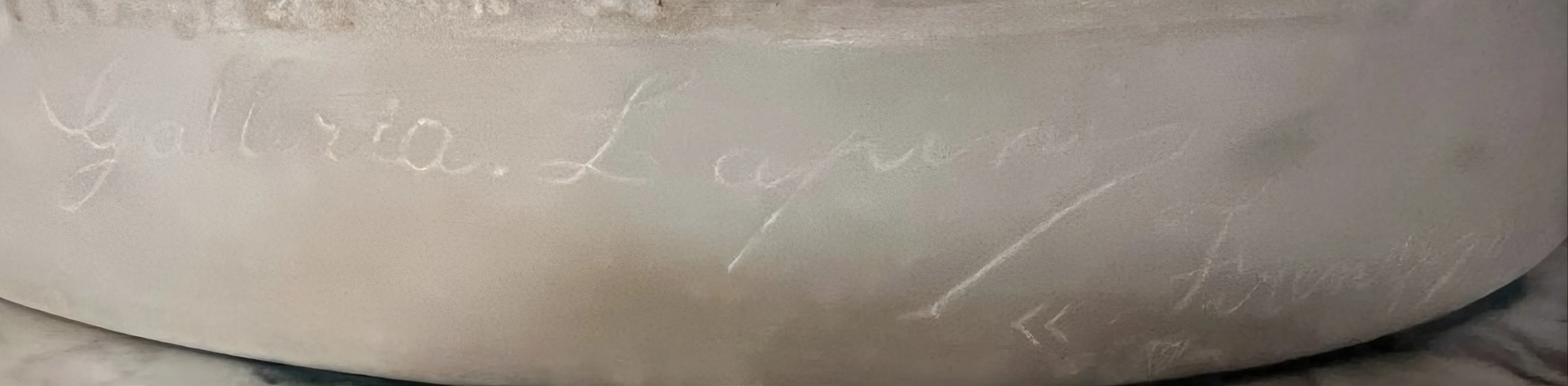 selo antigo com inscrição galleria lapini firenze