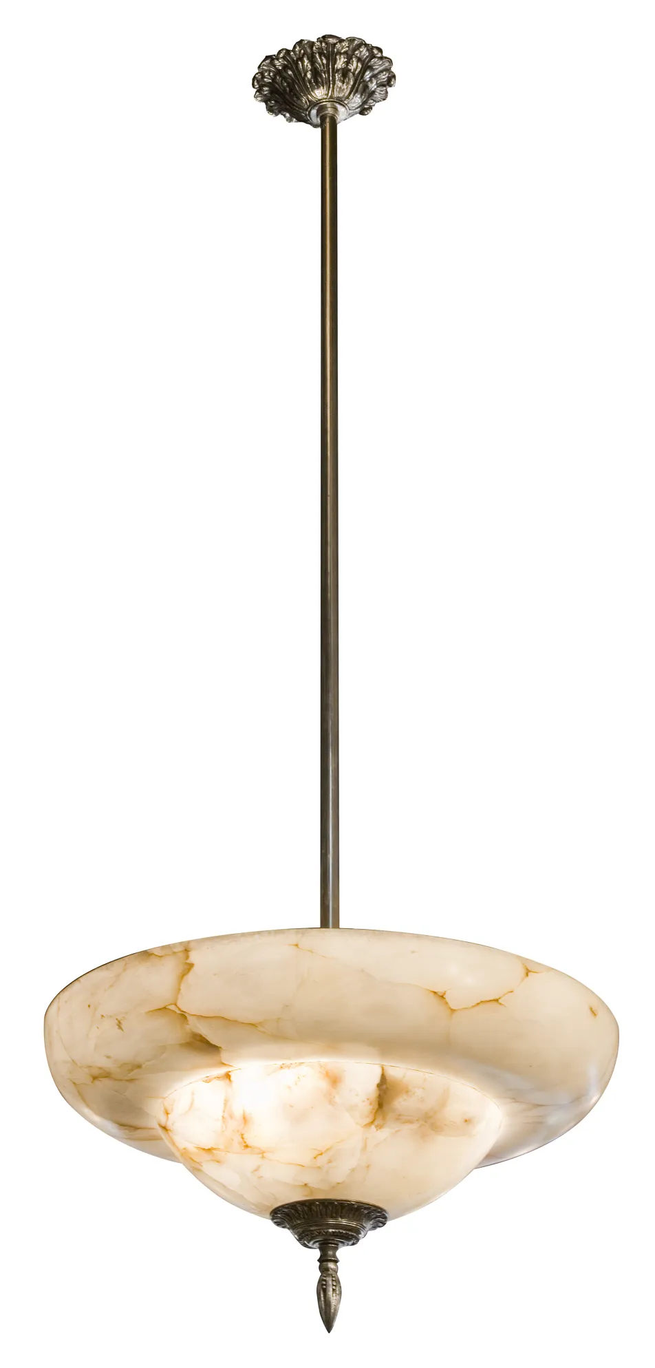 Antike Hängelampe mit klassischem und elegantem Design.