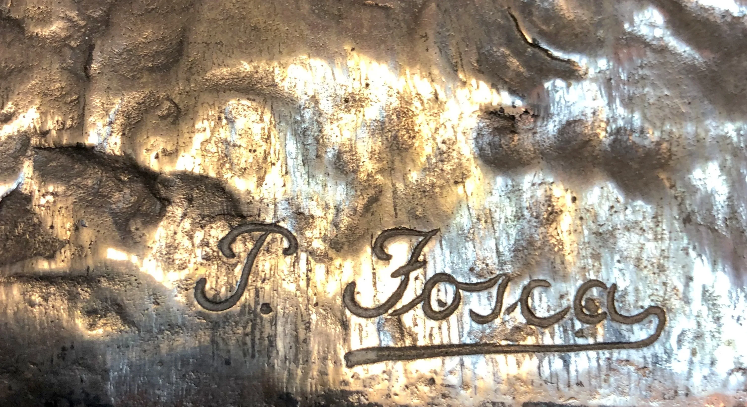 altes Siegel von P. Fosca mit sichtbaren Details