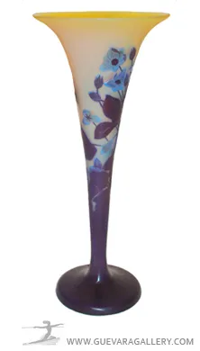 SIGNED GLASS Gallé  (French)