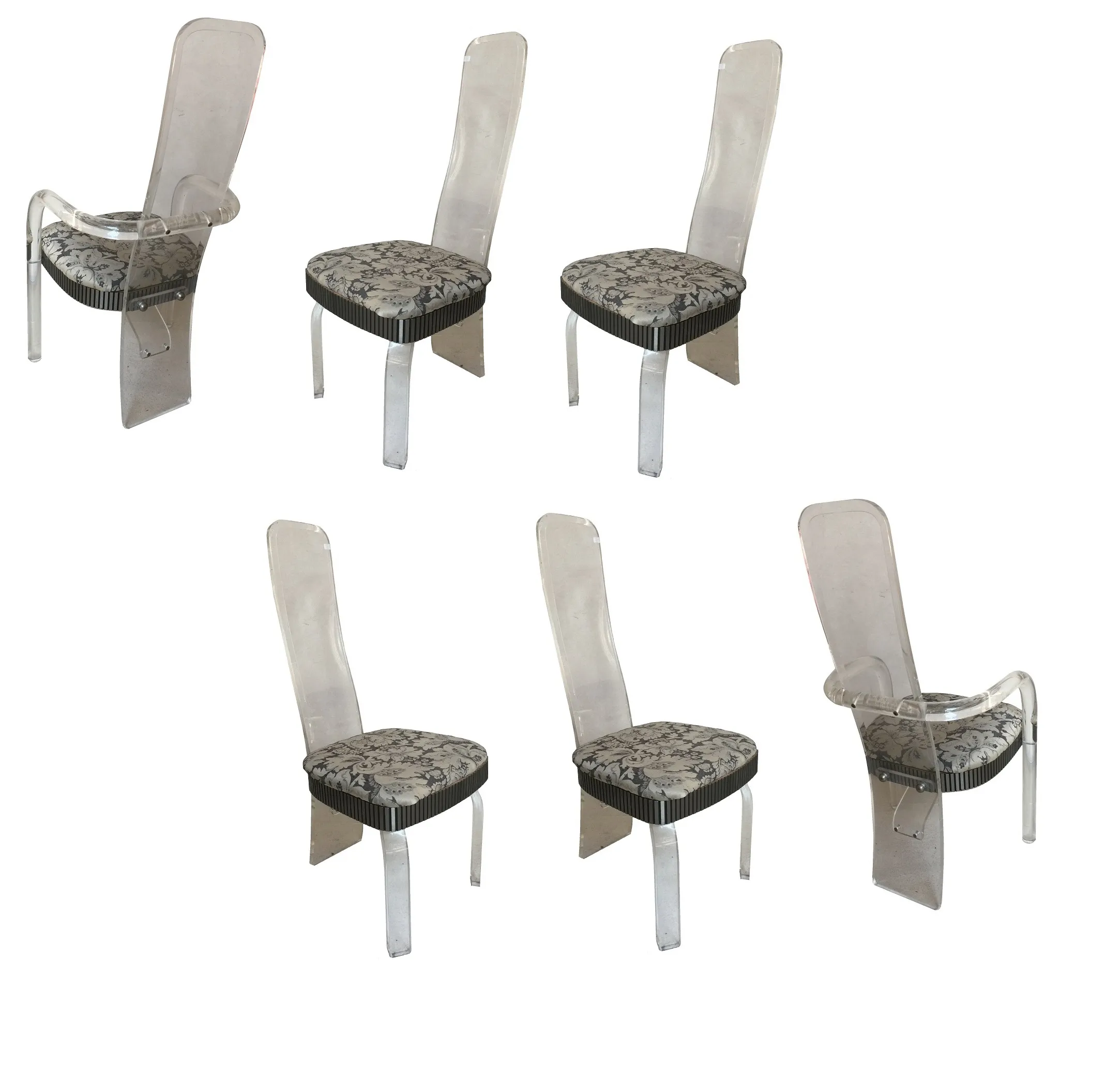 4 chairs and 2 armchairs