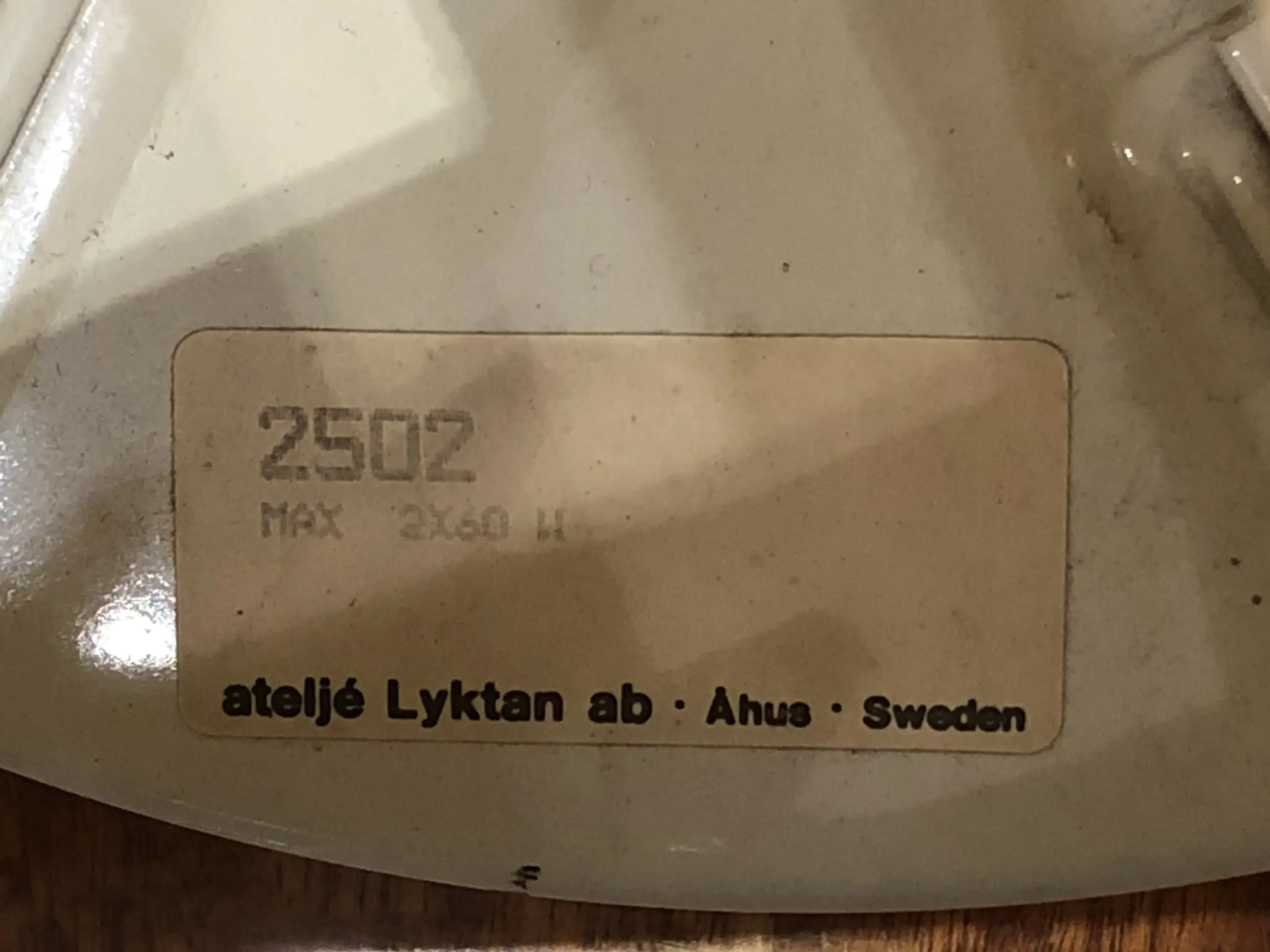 antique seal from ateljé lyktan ab with engravings