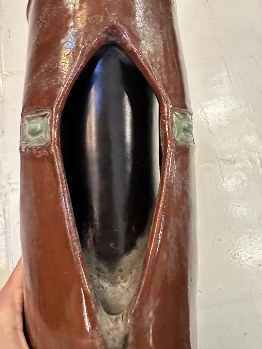 Antique ceramic showcasing unique design and fine details.