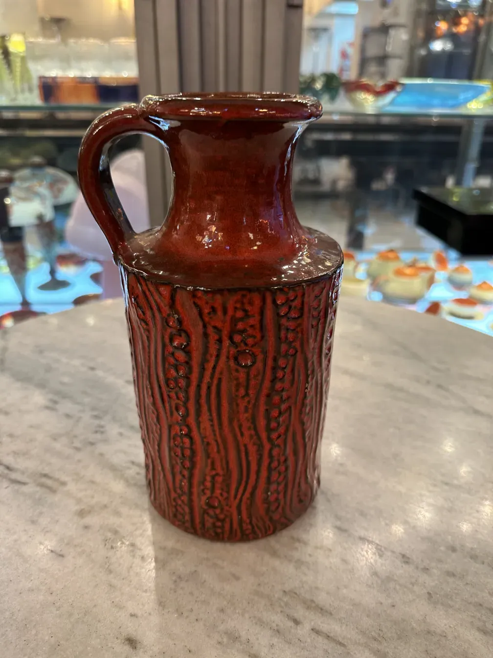Antique Carstens Tönnieshof ceramic with textured design