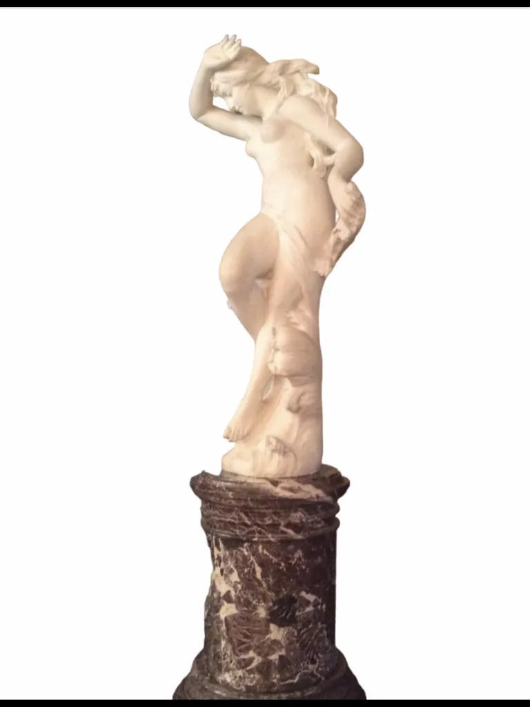 scultura antica di A. Piazza che rappresenta un movimento dinamico