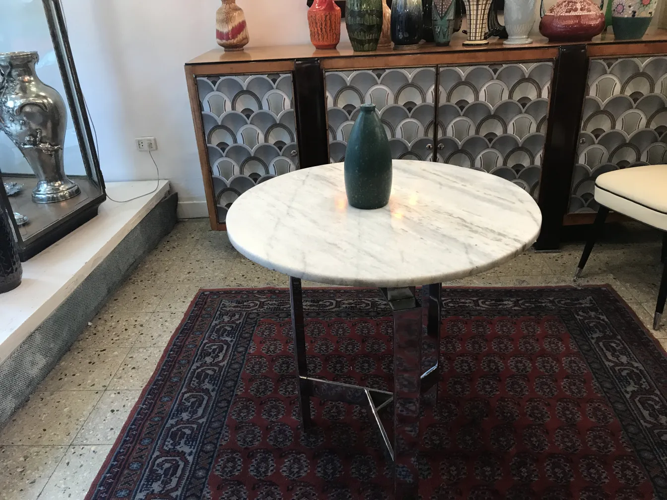 Beautiful antique decorative ceramic in an elegant setting.