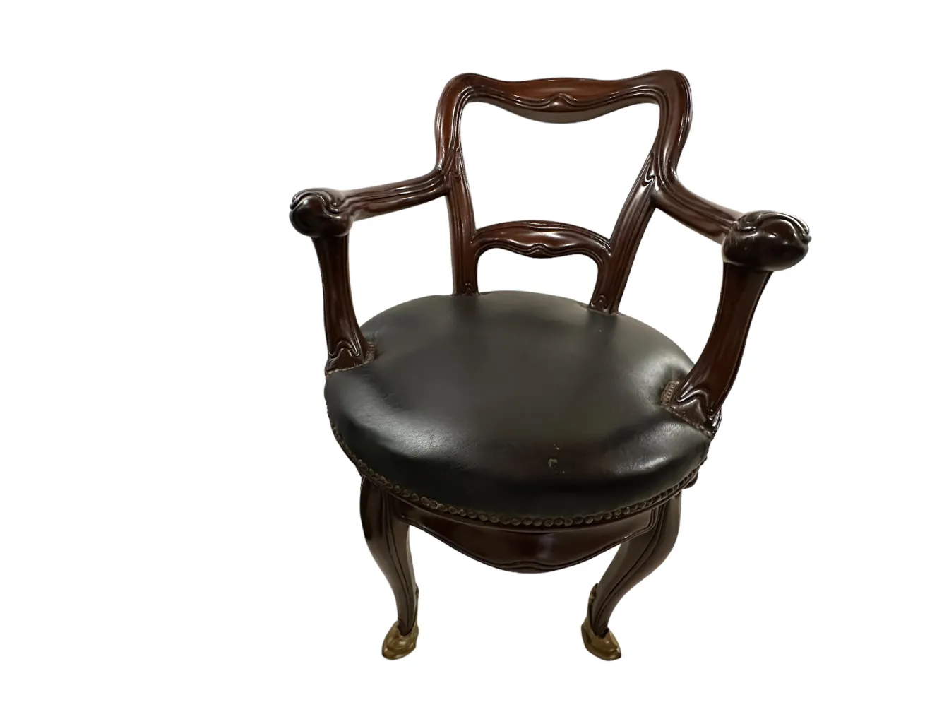 antique desk with classic chair design, elegant and attractive in dark tones