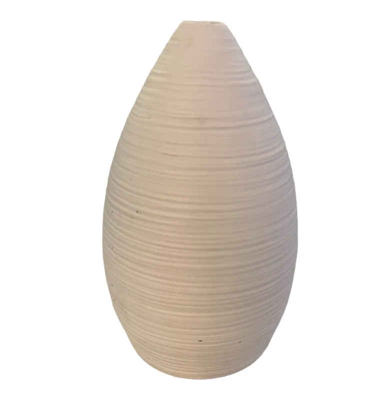 Antique decorative ceramic vase with elegant shape
