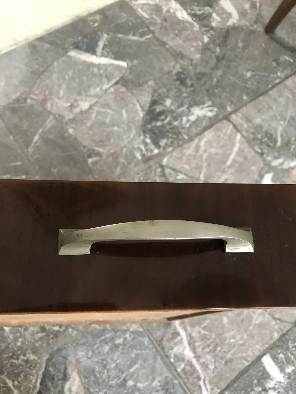 mobel antiker schreibtisch mit griff