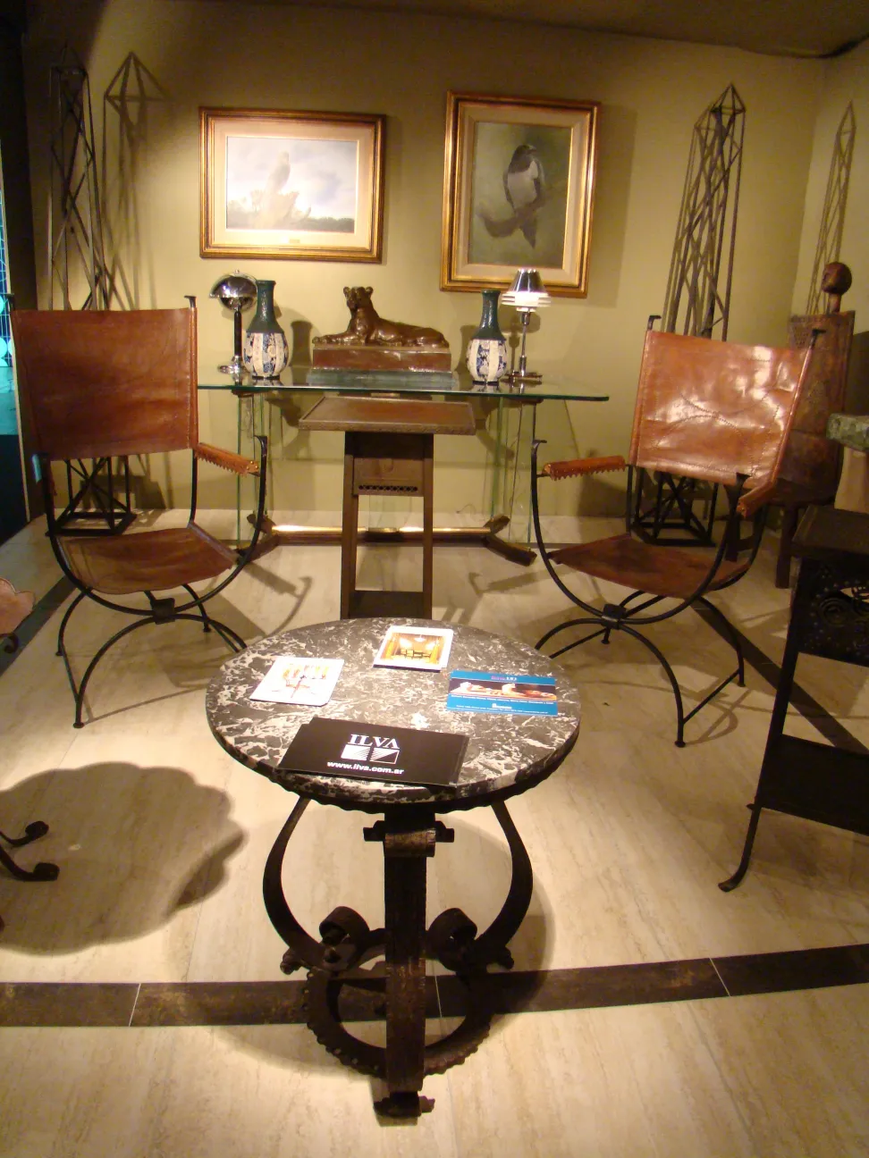 decorative antique sculpture in a room