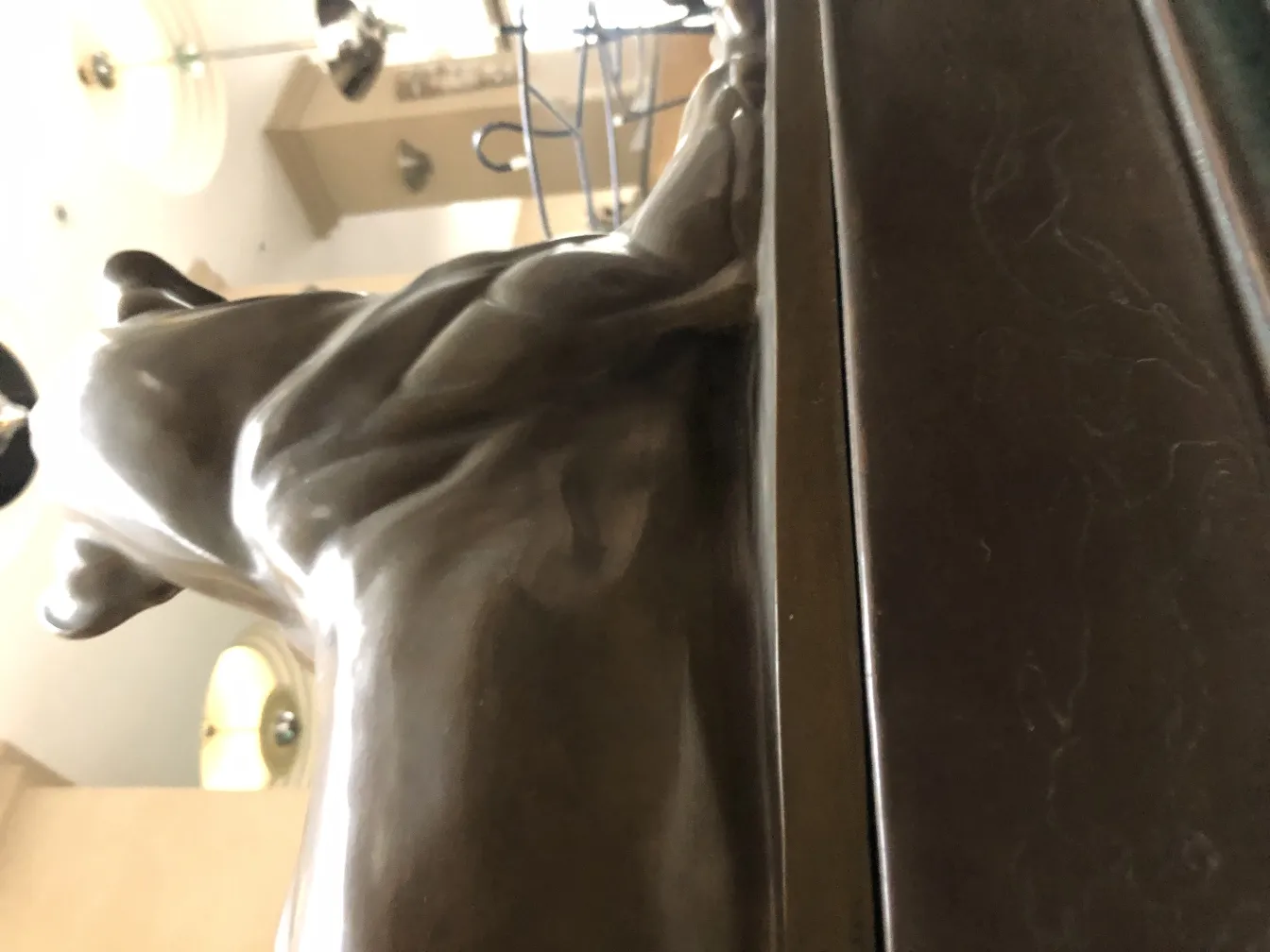 ancient sculpture with intricate details and smooth curves