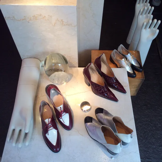 decorative antique ceramic in a stylish display