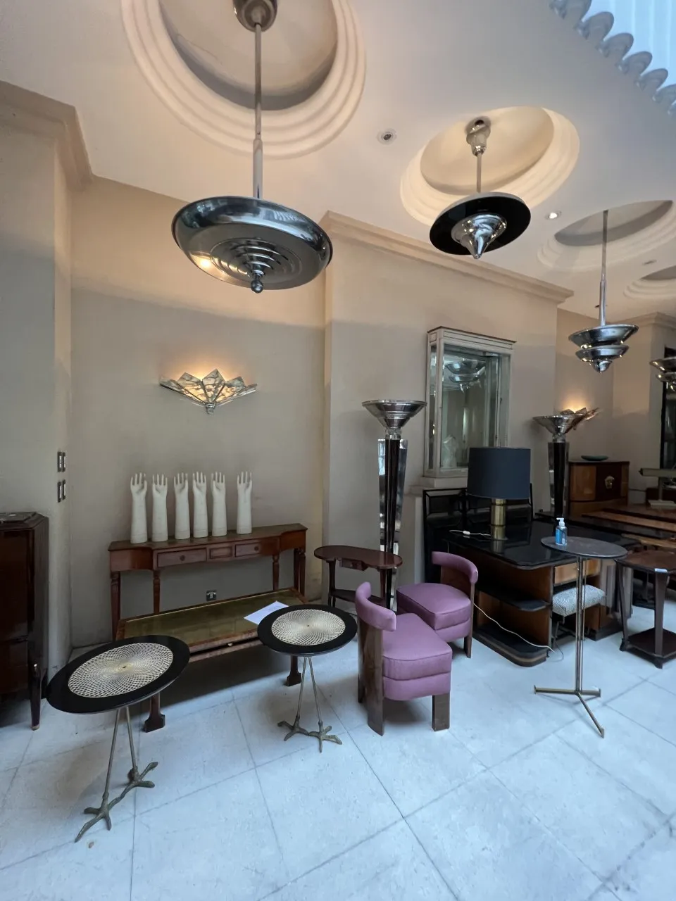 Antique hanging lamp with elegant design, enhancing a cozy ambiance.