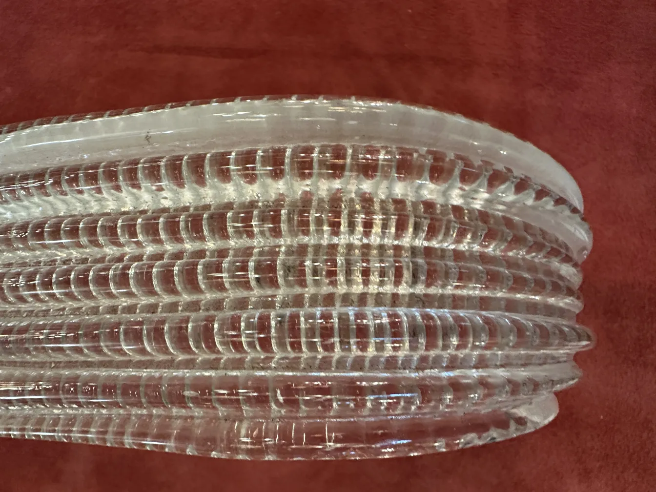 antique hanging lamp with a stylish transparent design