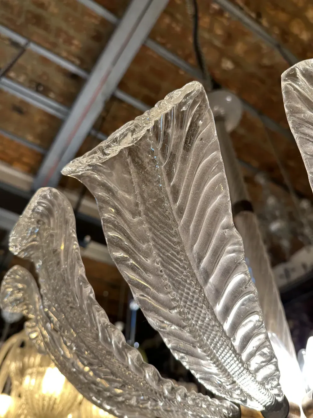 antique hanging lamp with exclusive design details