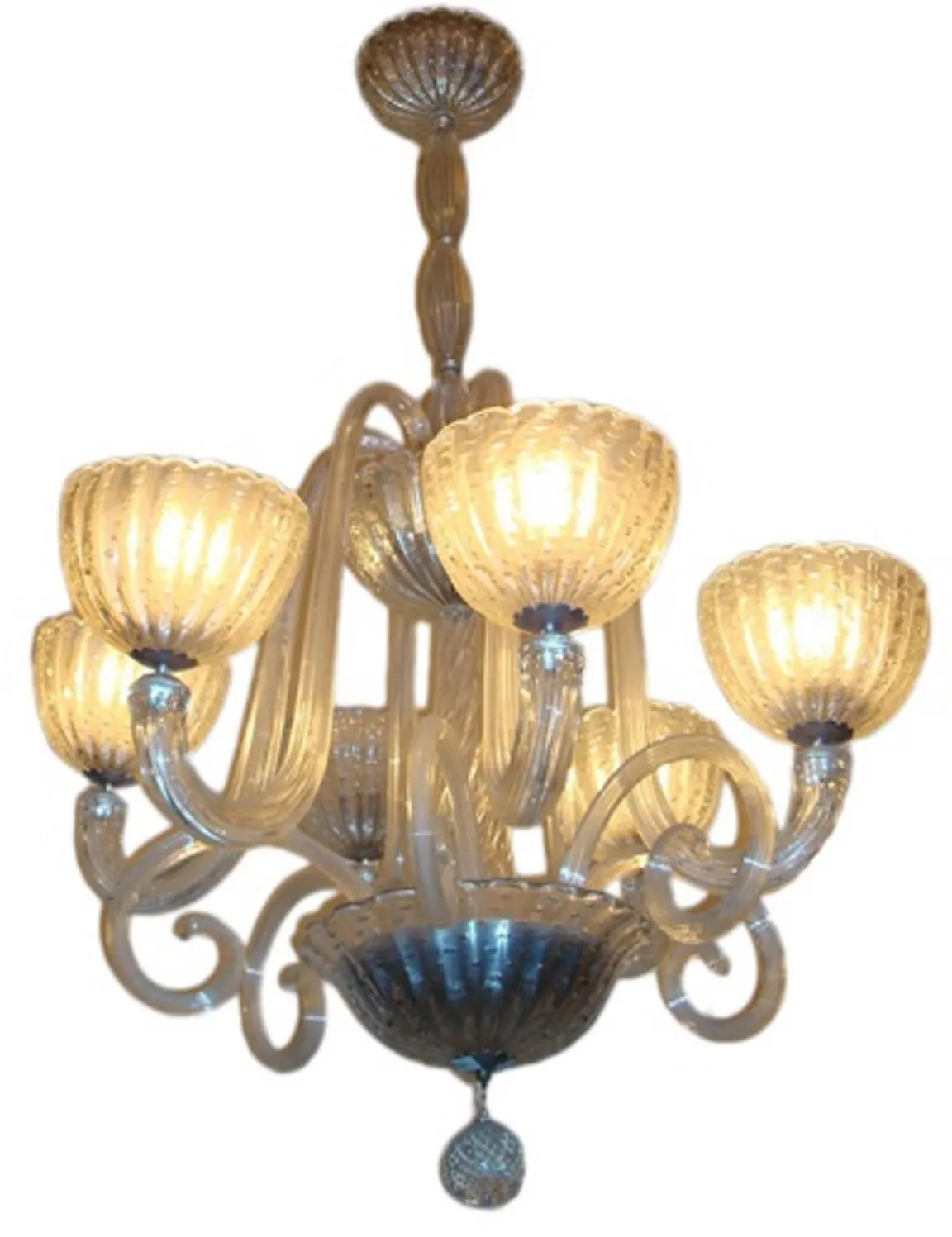 lampada a sospensione antica, barovier toso, luci brillanti, design elegante