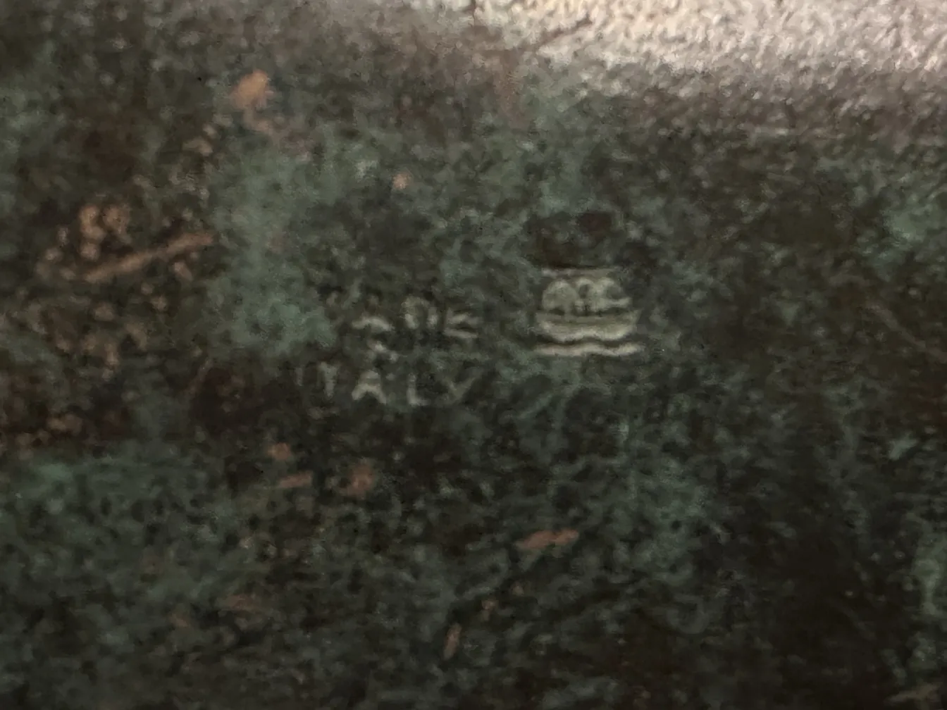 Antique collection box with visible inscriptions