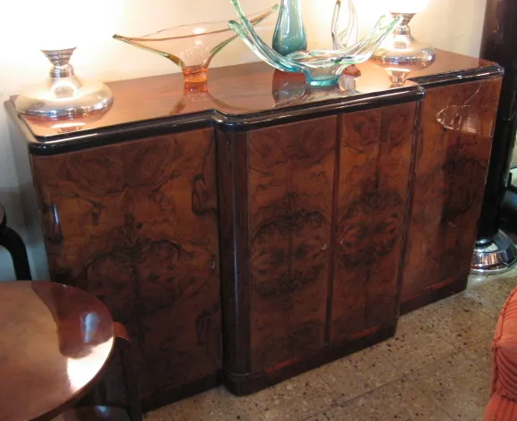 antique sideboard with decorative details and elegance.