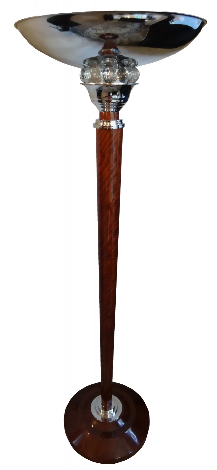 Set di 2 eleganti lampade da terra antiche