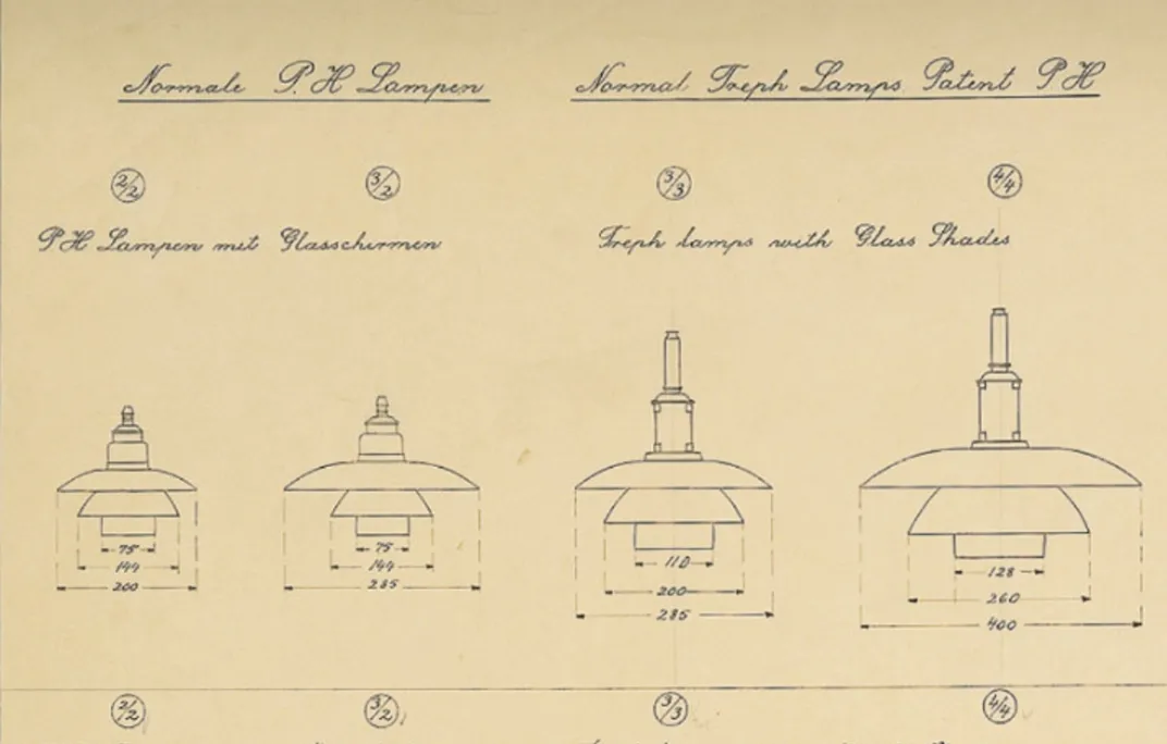Illustration von 2 antiken Hängelampen mit Details