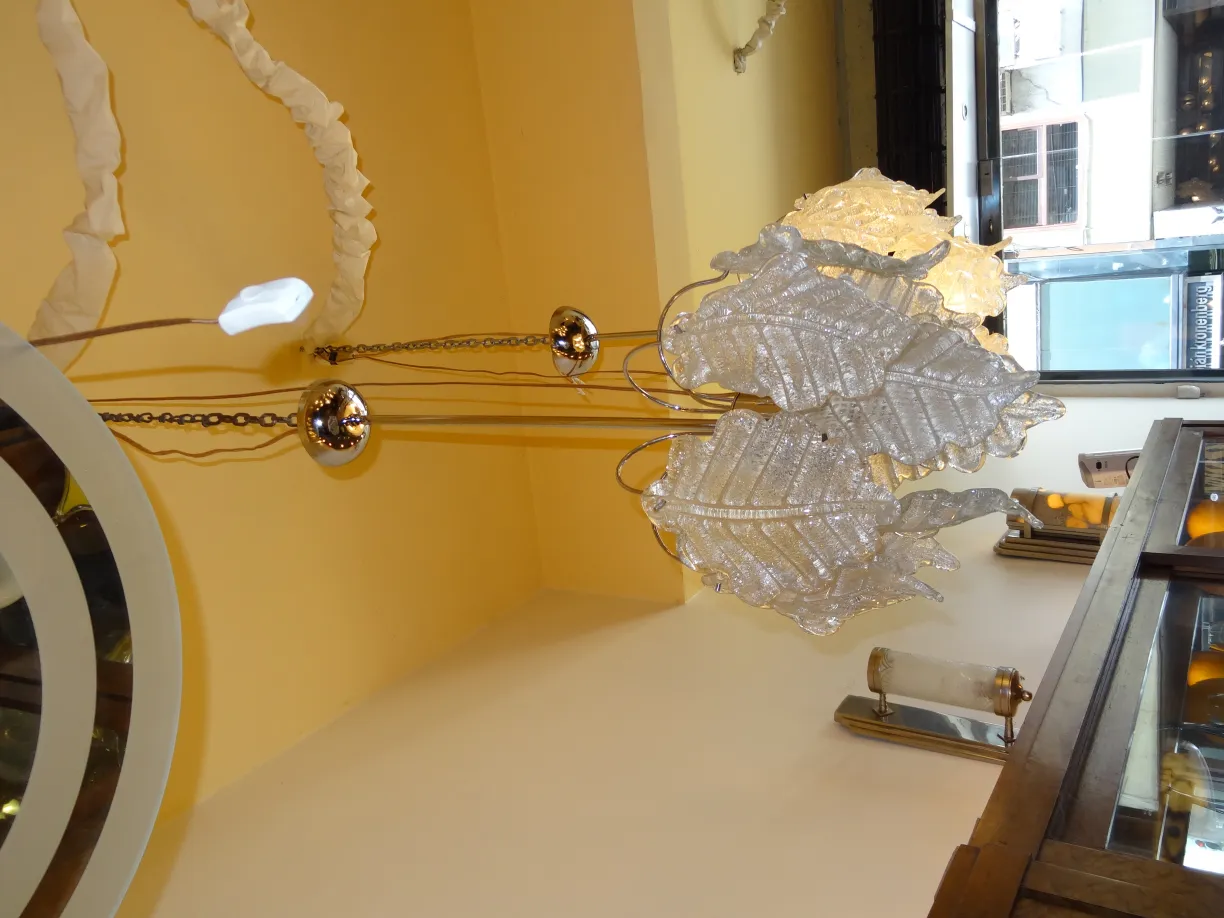 2 hängelampen antiquitäten in Form von Blättern, sanftes Licht