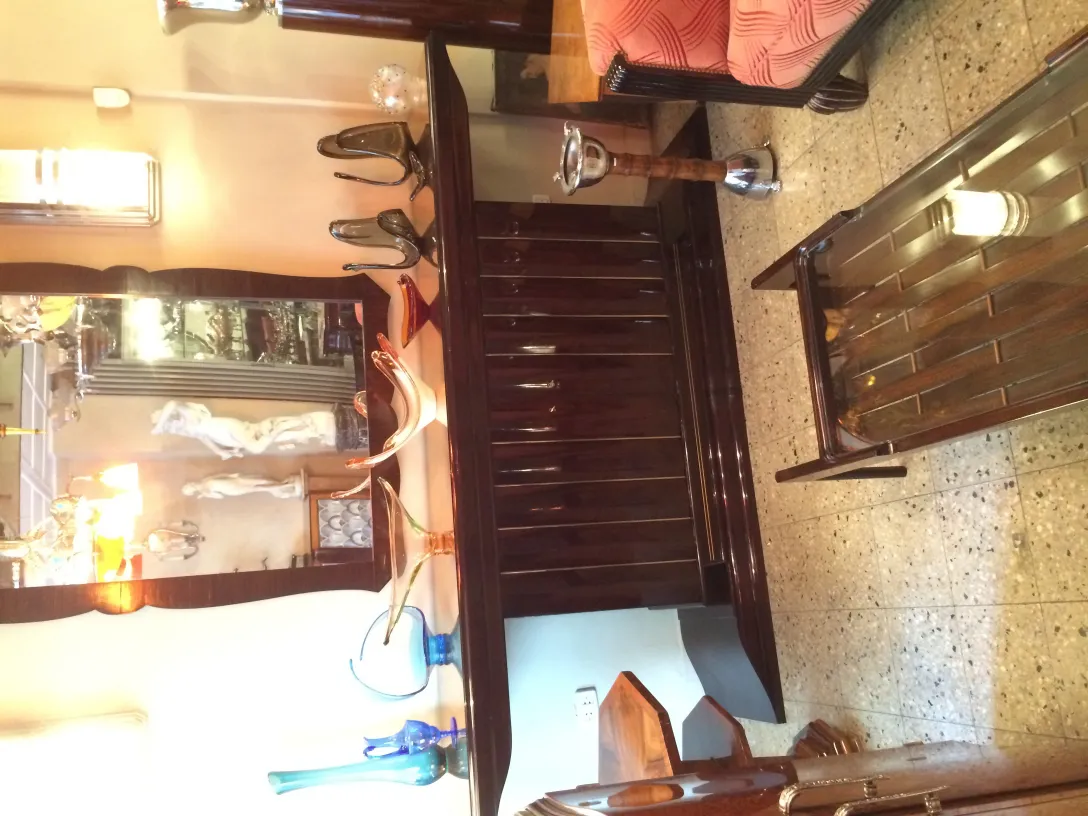 antique mirror with decorative frame and elegant style