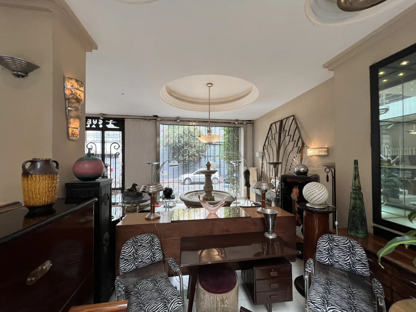 antique decorative ceramic in an elegant setting