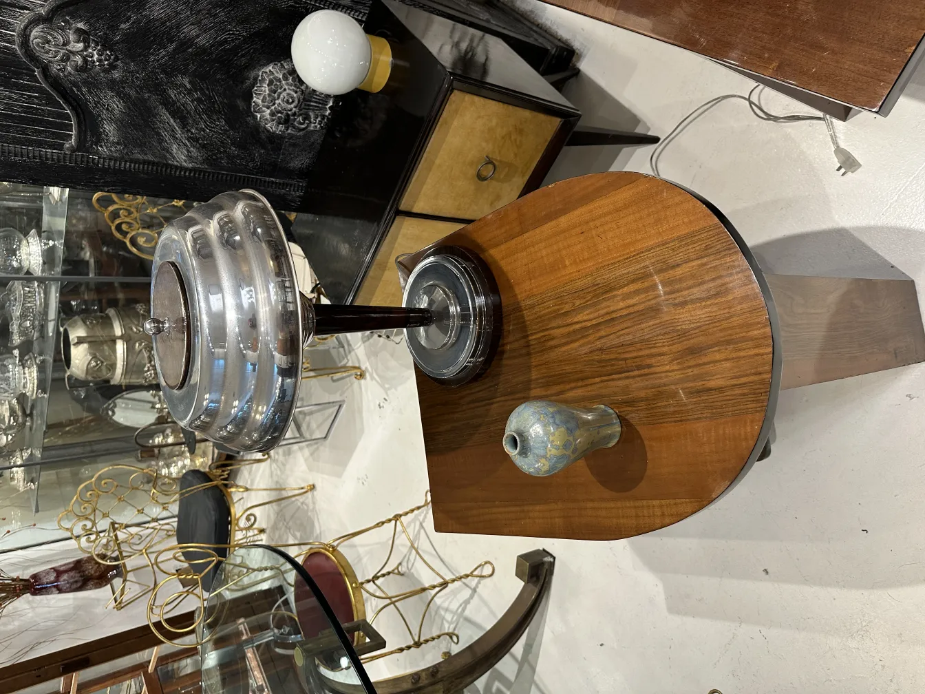 고대 장식 도예의 빈티지 환경