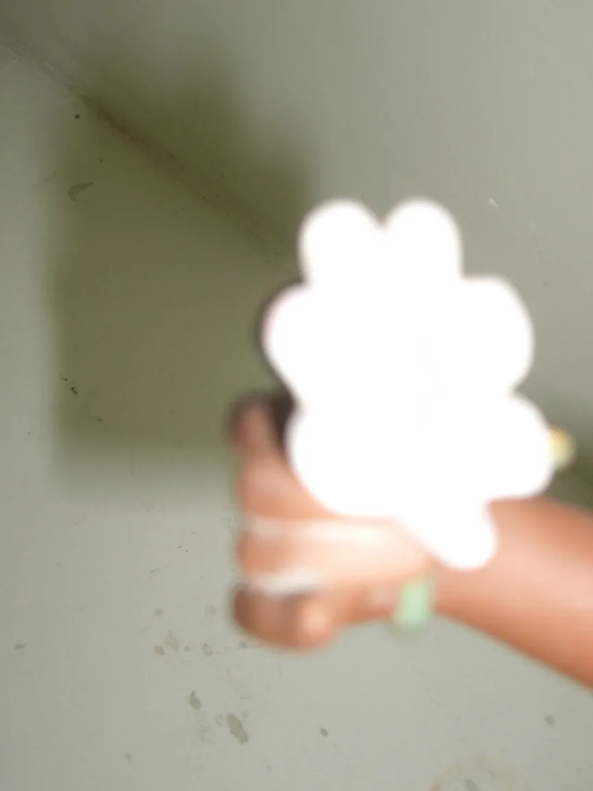 antique ceramic in flower shape, light color