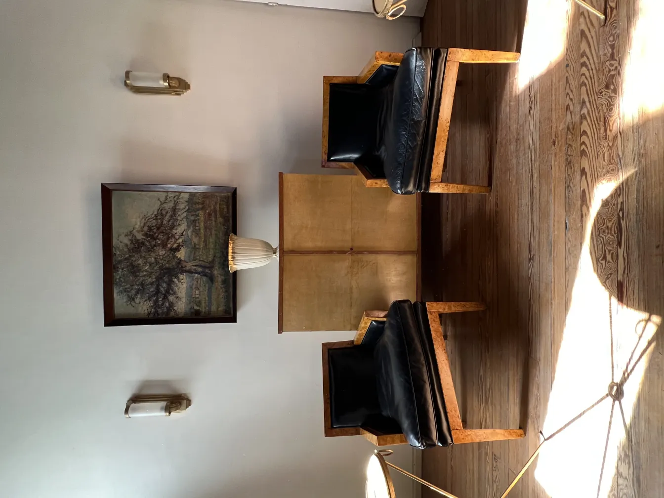 Antique ceramic sculpture in a cozy setting