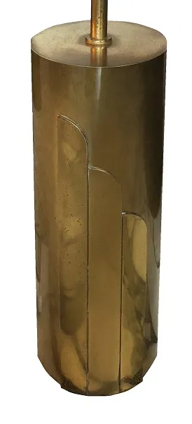 lampe de bureau ancienne avec finition dorée et design moderne