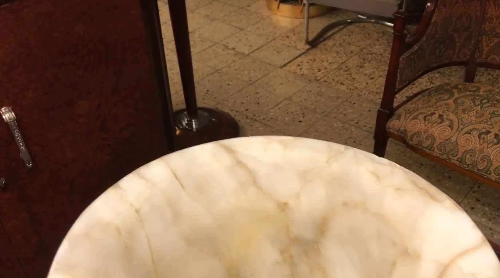 古董台灯，装饰设计和经典背景