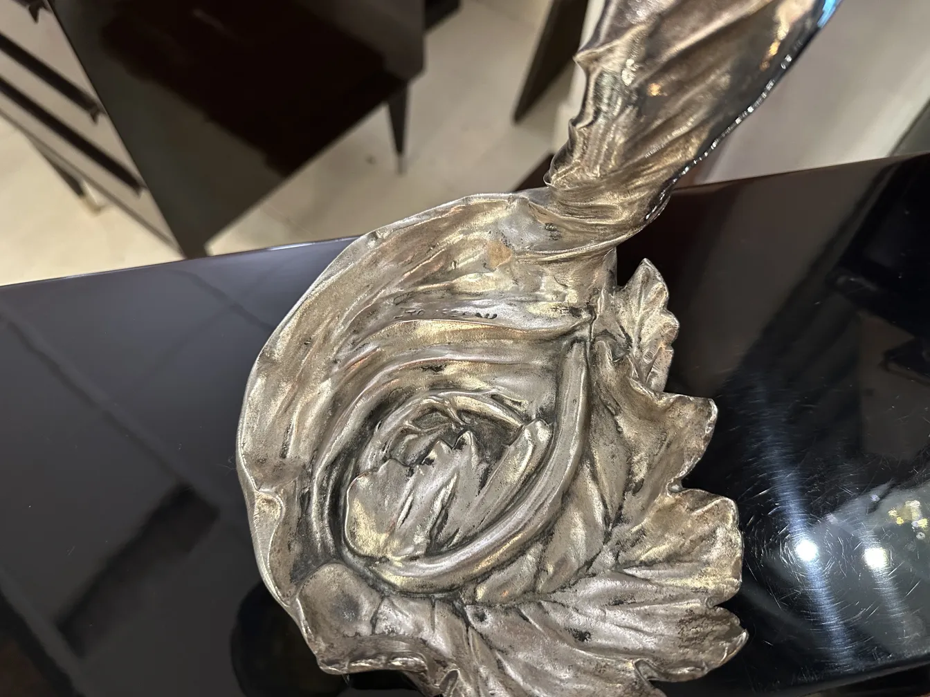 古董台灯，花卉设计，muller fres