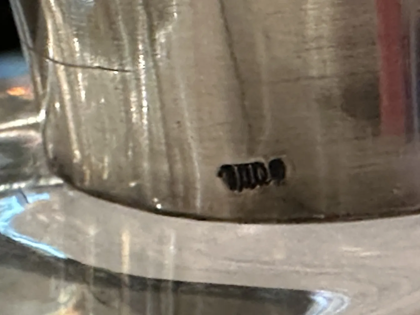 antique glass bottle with visible details