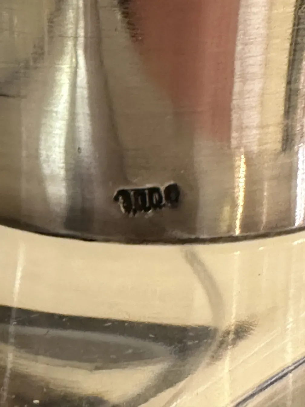 Antique bottle with unique design in various settings